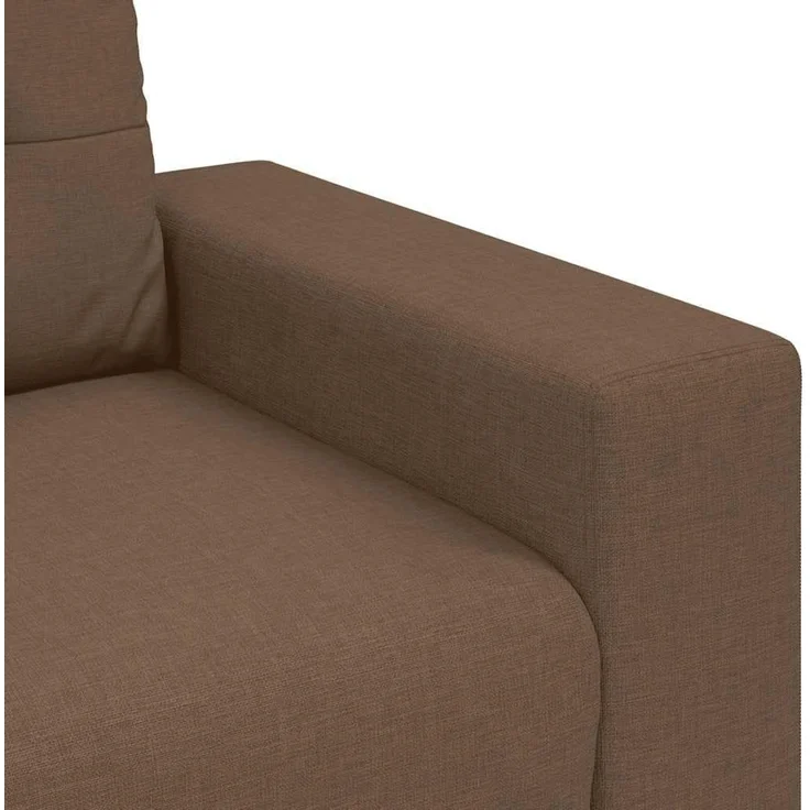 vidaXL Loveseat-Sofa Braun 120 cm Stoff 4105072 – Bild 8