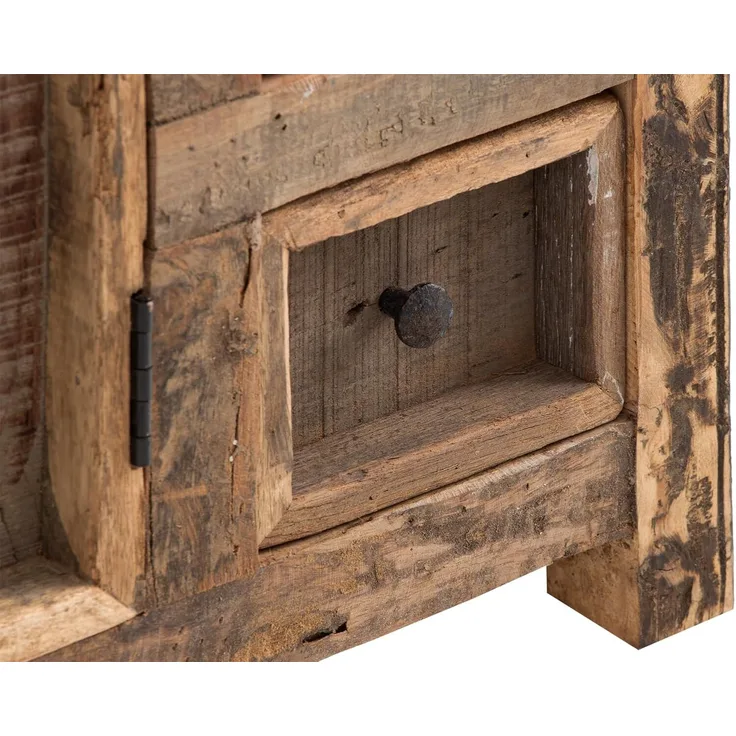 Altholz-Sideboard mit rustikalem Design & praktischen Schubladen – massivum