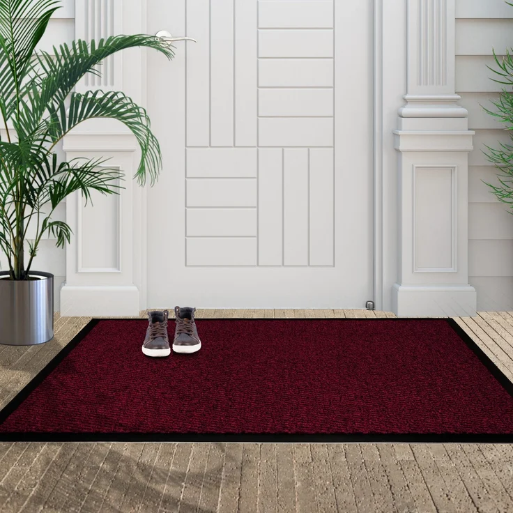 Furni24 Fußmatte - Rot-Schwarz, 90 x 150 cm – Bild 5