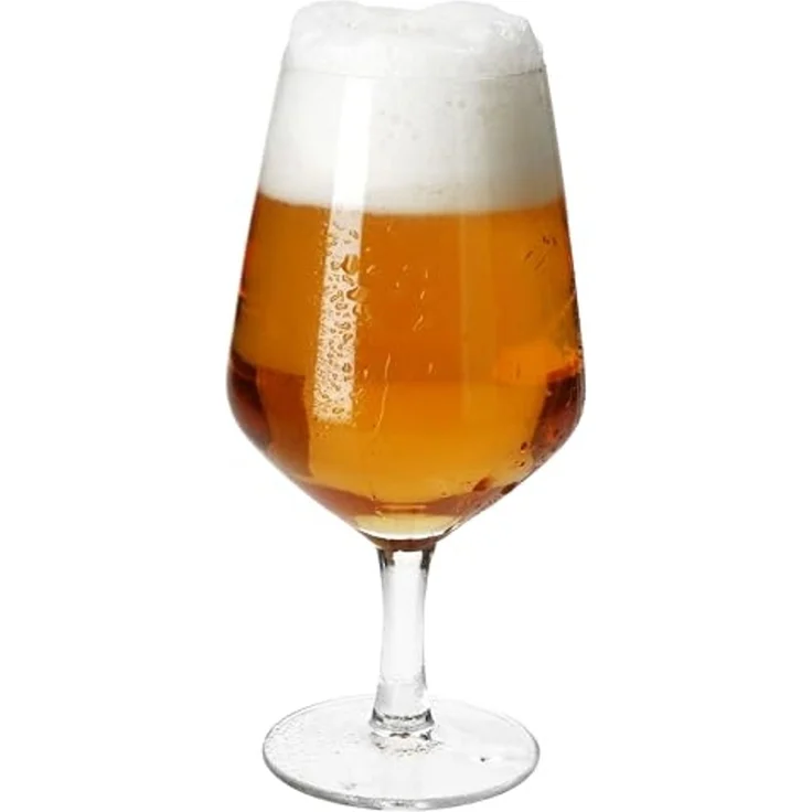 MamboCat Bierglas 6x Carré Bierglas 400ml Biergläser klar 0,35L Glas Bier-Kelch, Glas – Bild 4