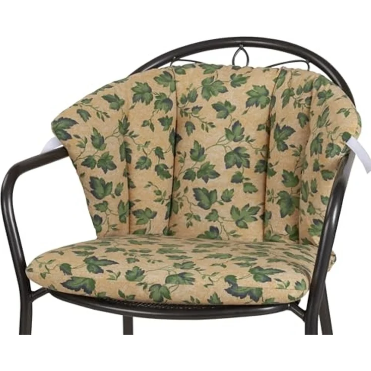KETTtex Polsterauflage für Royal Garden MWH Sessel Elegance 2455 gelb Efeu KETTtex, (1 St) – Bild 1