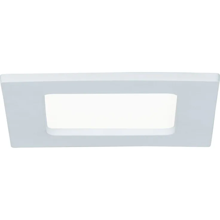 Paulmann No. 92064 Einbaupanel LED eckig 6W 4000K Weiß IP44 spritzwassergeschützt