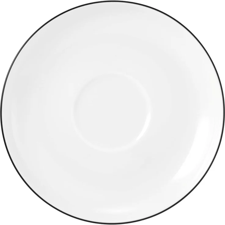 Seltmann Weiden Lido Black Line Kaffeeservice rund 18-teilig – Bild 4