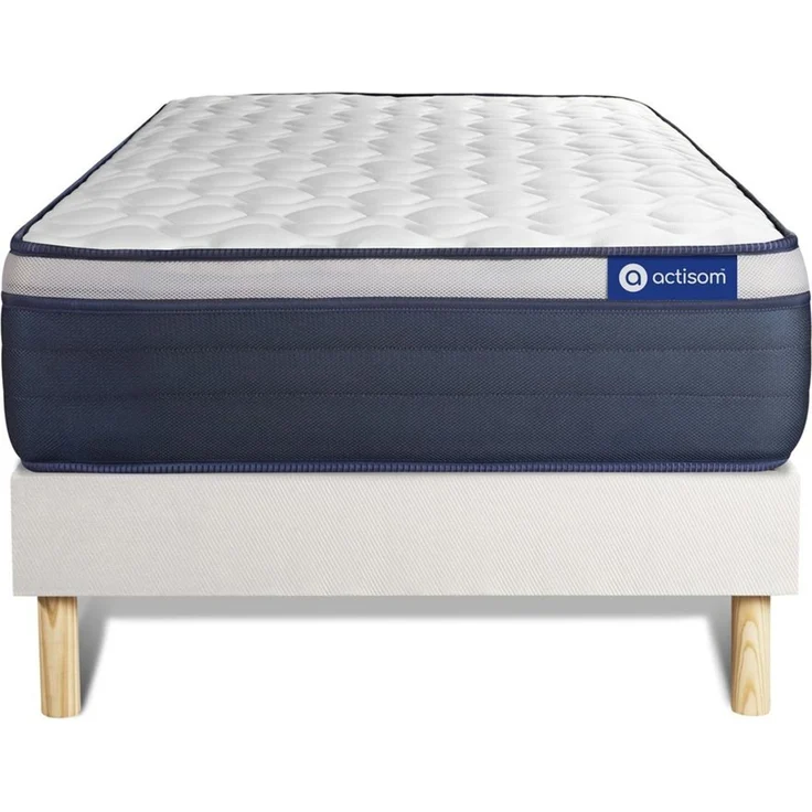 Actilatex max matratze 80x200cm + Bettgestell mit lattenrost , Härtegrad 4 , Latex und Memory-Schaum , Höhe : 26 cm – Bild 1