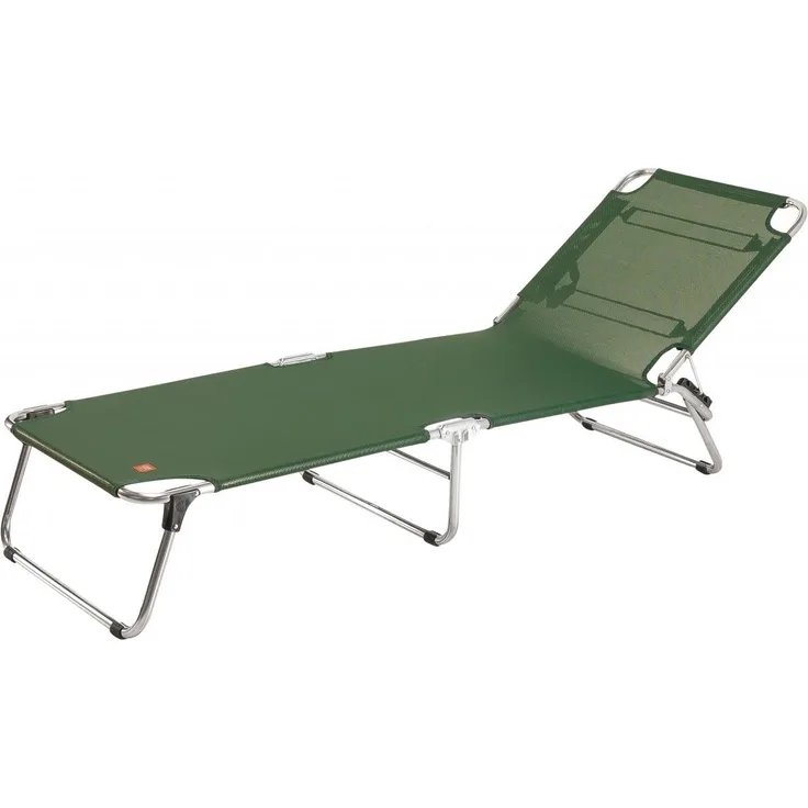 Dreibeinliege Amigo aus Aluminium, Dunkelgrün