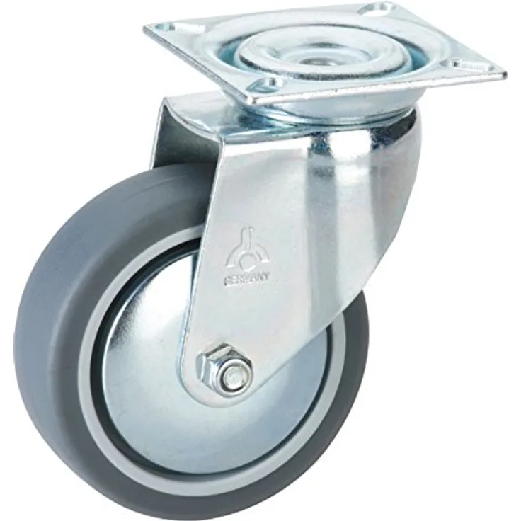 Lenkrolle mit Platte 36 x15 x 50 mm, Tragkr. 35kg