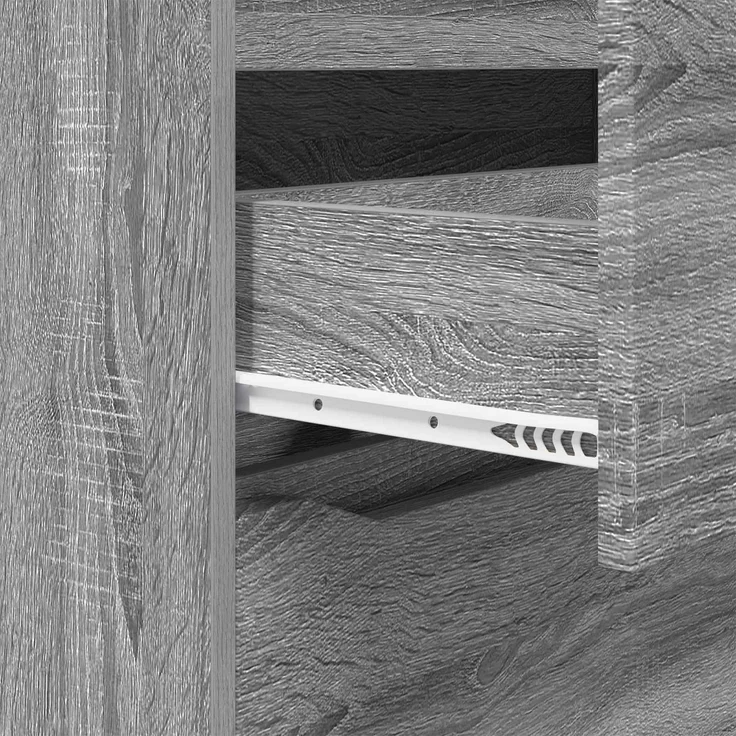 vidaXL Stauraumschränke 80 x 48 x 105 cm Holzwerkstoff Sonoma-Grau 3406231 – Bild 11