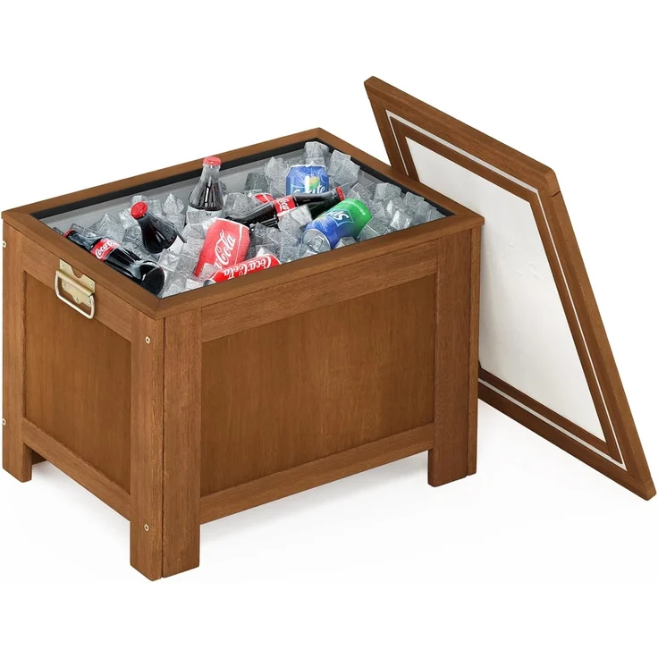 Furinno Tioman Outdoor Mehrzweckbox, Natur, 46,9 x 63,5 x 43,94 cm – Bild 6