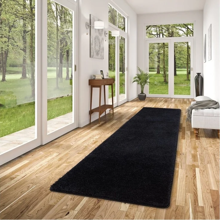 Snapstyle Läufer Hochflor Shaggy Läufer Teppich Palace, Rechteckig, Höhe: 36 mm – Bild 5