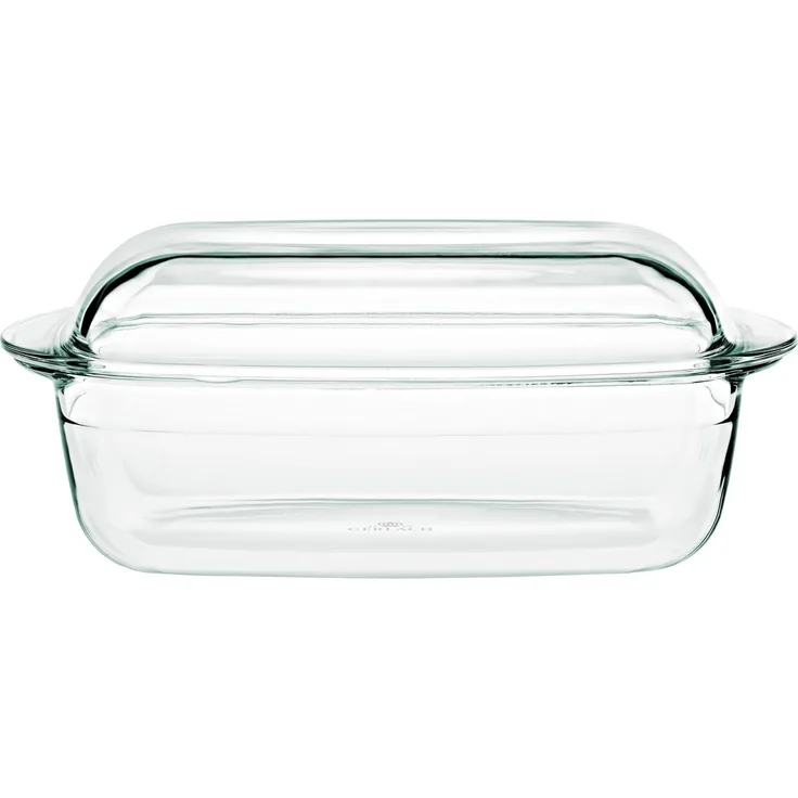 Gerlach 1760 Auflaufform 4,5 l Aus Hitzebeständigem Glas Borosilikatglas Mit Deckel Rechteckig 27x18 cm Für Backofen Gefrierfach Flow