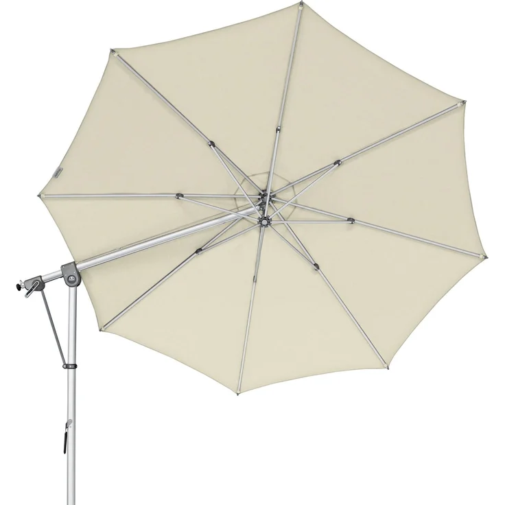 Doppler Sonnenschirm / Ampelschirm "Expert 350 Pendel", inkl. Schutzhülle, natur, Ø 350 cm – Bild 2