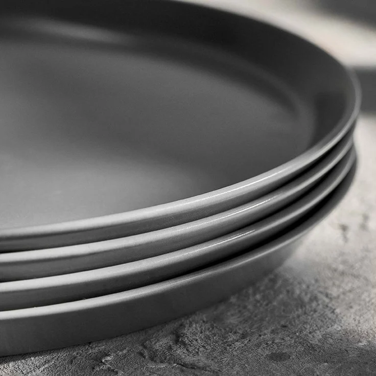 Springlane Geschirr-Set Sweet Scandi, Keramik, in verschiedenen Ausführungen und Sets, Keramik, 2er-Set Frühstücksteller Ø 19cm, spülmaschinen-& mikrowellengeeignet – Bild 2