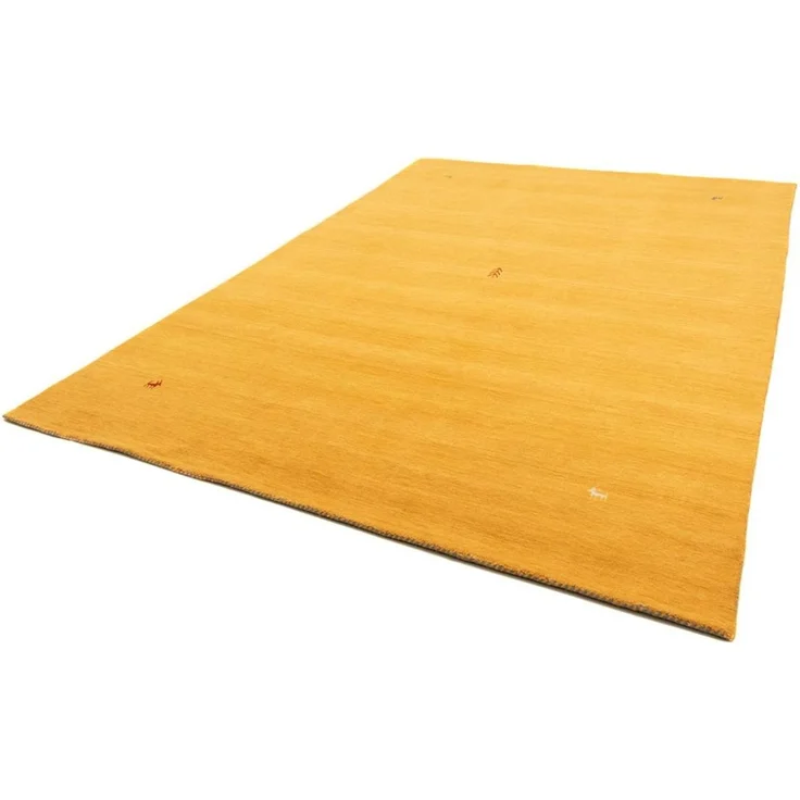 Gabbeh Teppich - Indus »Deluxe« 200 x 140 cm - gold – Bild 5