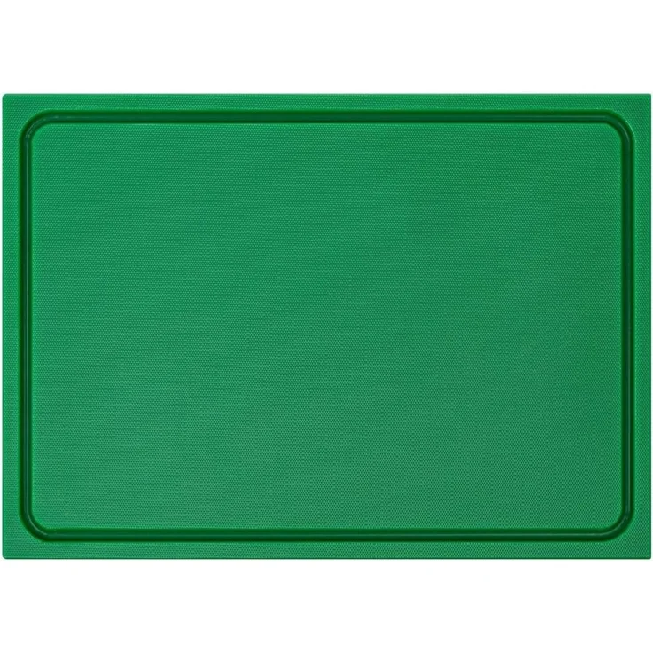 Morleos Schneidebrett Schneidebrett mit Saftrille aus HDPE 500 Kunststoff, Kunststoff, (1-St, Schneidebrett), HDPE500 Kunststoffbrett, mit Saftrille, extra dick – Bild 2