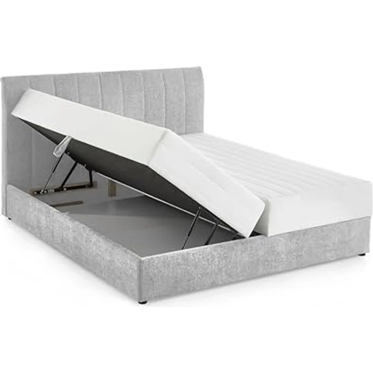 ATLANTIC home collection Boxbett ALISIA, mit Taschenfederkern, Bettkasten und Kissenrolle im Originalbezug – Bild 8