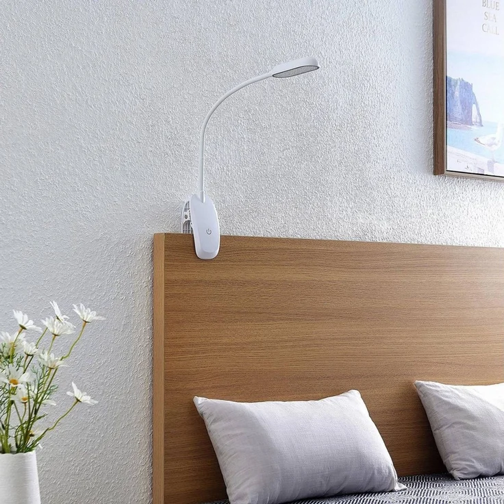 Prios Klemmleuchte Najari, Enthalten, 1 x 4 W LED, universalweiß – Bild 3