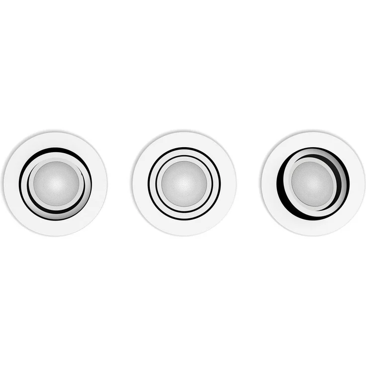 Philips Hue White&Col. Amb. Centura Einbausp 3flg weiß 3x4.2W. – Bild 5
