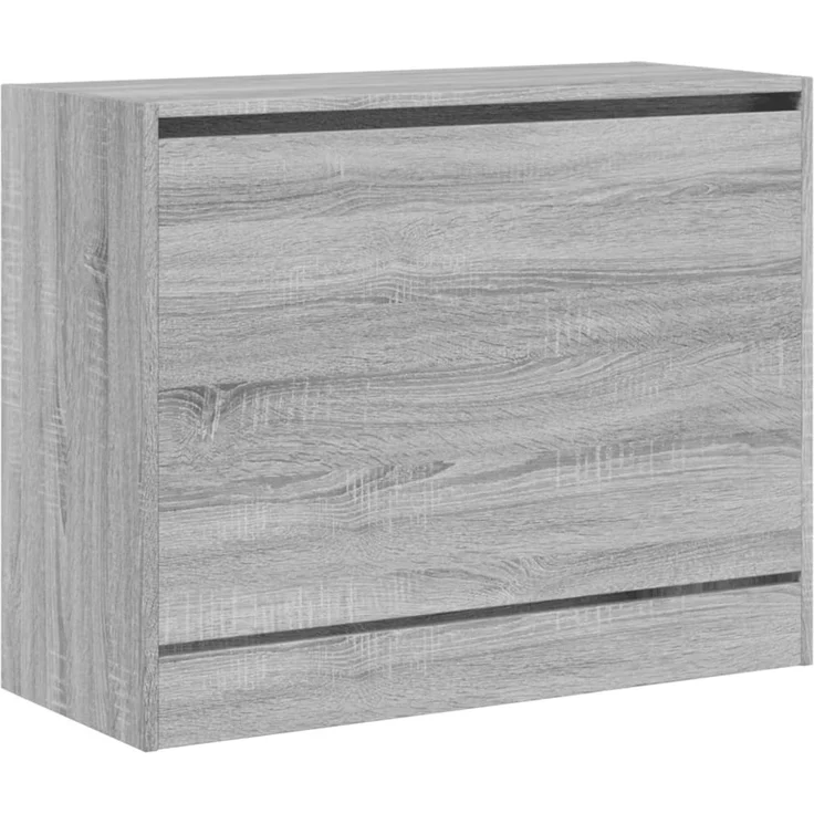 vidaXL Schuhschrank Grau Sonoma 80x34x63 cm Holzwerkstoff 839964 – Bild 3