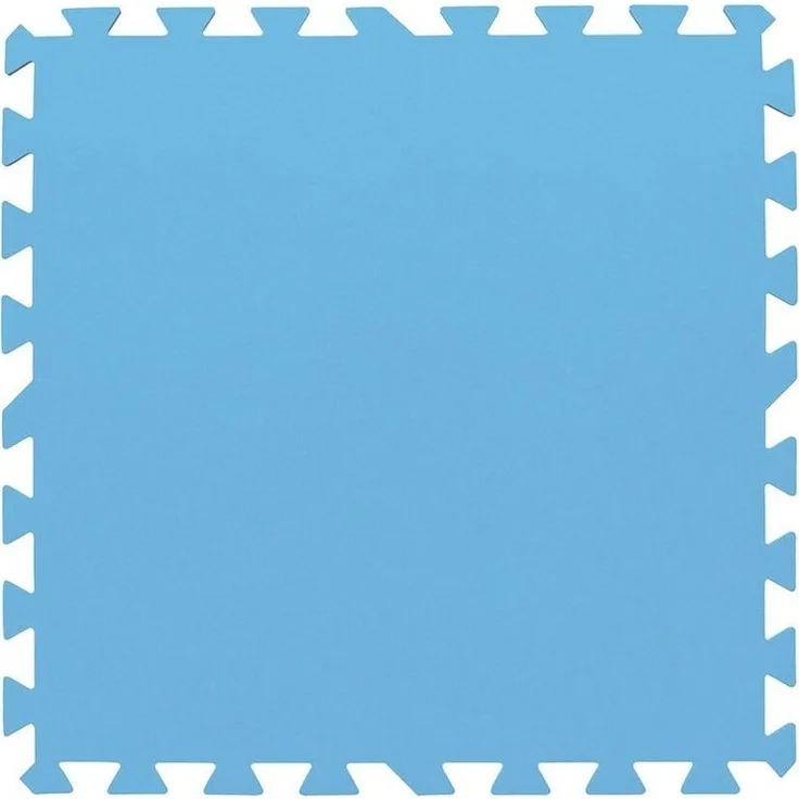 HAC24 Bodenschutzmatte Pool Bodenschutzmatte Schutz Fliesen Bodenschutz Poolunterlage, (8 Stück), 50 x 50 cm Blau