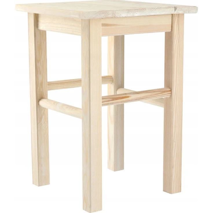 KADAX Holz-Küchenhocker, Hocker, Stuhl, 43,5 cm, massiv, natur – Bild 6