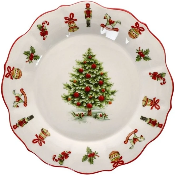 MamboCat Speiseteller Maestro Natale Gebäckteller Keramik Speiseteller Weihnachten – Bild 4