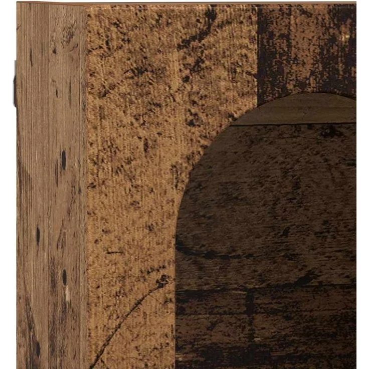 vidaXL Hängeschrank mit Regal Altholz 59 x 20 x 100 cm Holzwerkstoff 891372 – Bild 7
