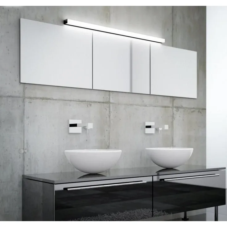 Helestra LED-Spiegelleuchte LADO 90cm schwarz 18/1813. 22