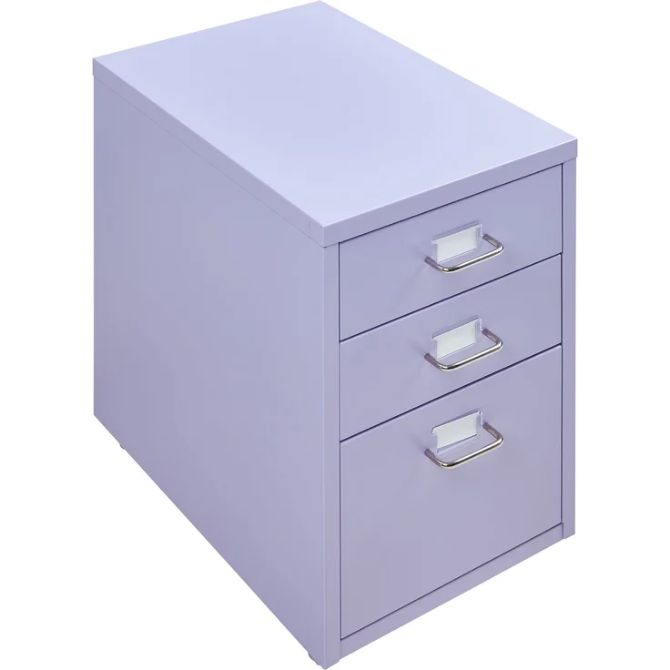 Rollcontainer Kökar mit 3 Schubladen 48x28x41 cm Lila [en. casa] – Bild 4