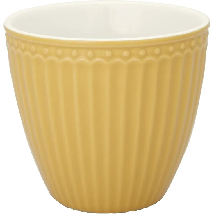 Greengate Latte Cup Alice Honey Mustard STWLATAALI4006