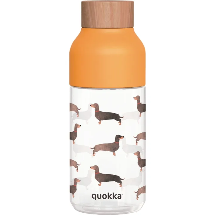 Quokka Ice Wasserflasche 570 ml Dachshund für kalte Getränke