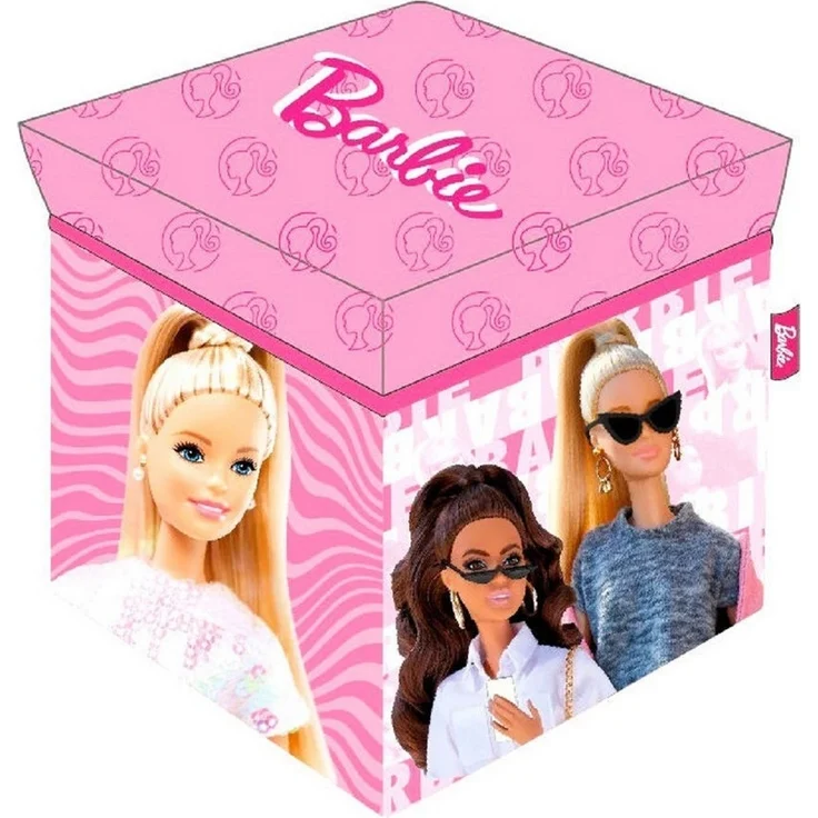 Barbie Praktische Aufbewahrungsbox zusammenklappbar – Perfekte Ordnung für das Kinderzimmer, 30x30x30 cm – Bild 3