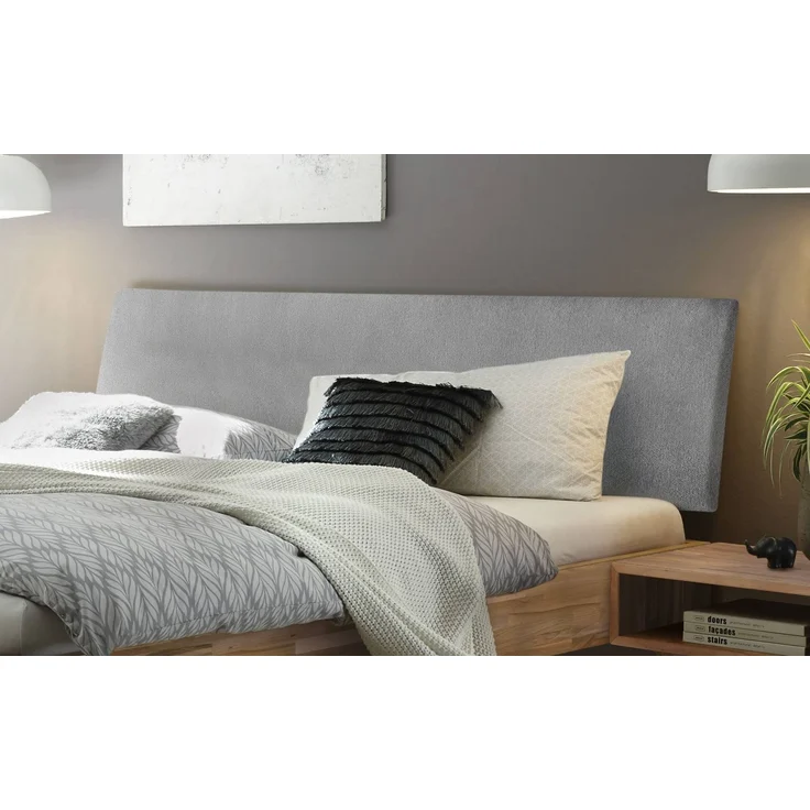 Hasena Massivholzbett Pesaro Kernbuche mit Polsterkopfteil 200x210 cm, Fußhöhe 20 cm – Trento – Bild 3