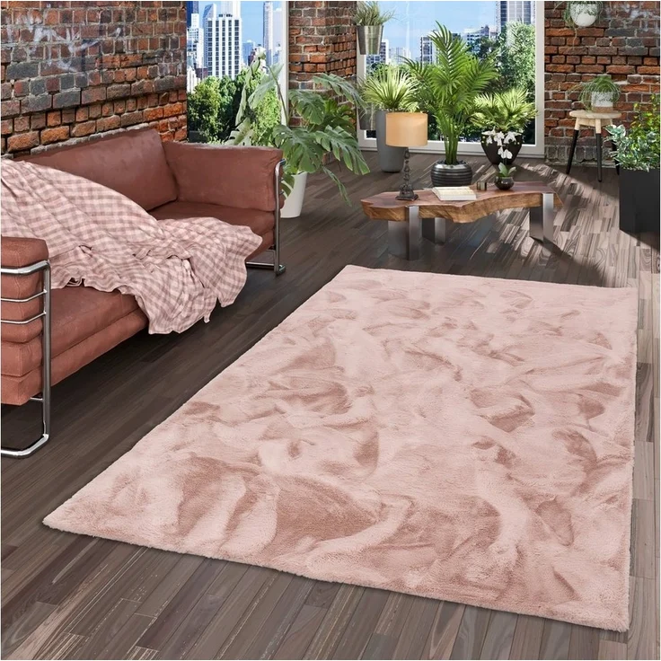 Pergamon Fellteppich Fellteppich Luxus Super Soft Plush, Rechteckig, Höhe: 25 mm – Bild 1