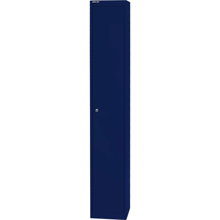 Bisley Garderobenschrank Office, 1 Abteil, 1 Fach, T 305 mm, Farbe oxfordblau – Bild 3