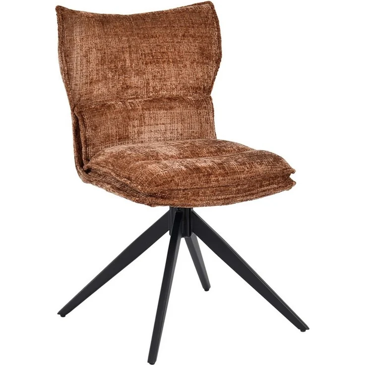 Duhome Esszimmerstuhl (8657A3), 360° Drehbar, Automatischer Rückstellfunktion, Chenille – Bild 1