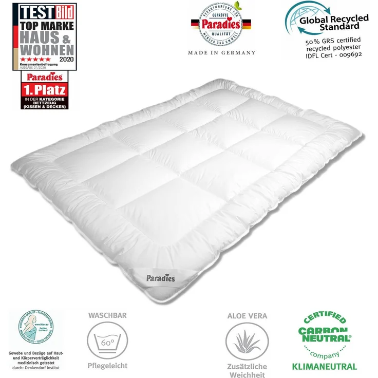 Paradies Halia-Fill winterwarm extra warme Bettdecke Decke 135x200 – Bild 2