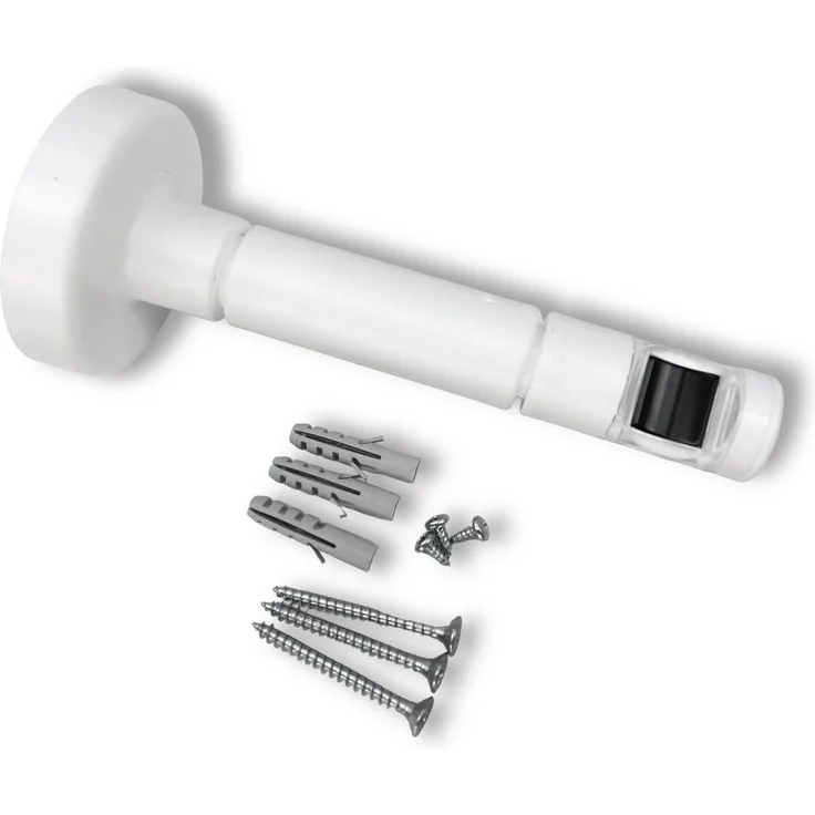 nodeko Gardinenstangenhalter Halter mit Magnet für Gardinenstangen, Vorhangstangenhalter magnetisch, Stil 16 mm und Stil 20 mm, einfaches Abnehmen der Gardinenstange ohne lästiges Schrauben – Bild 2