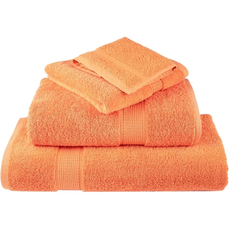 vidaXL Premium Waschhandtücher SOLUND 2 Stück Orange 30x30 cm 600 g/m² 137371 – Bild 4
