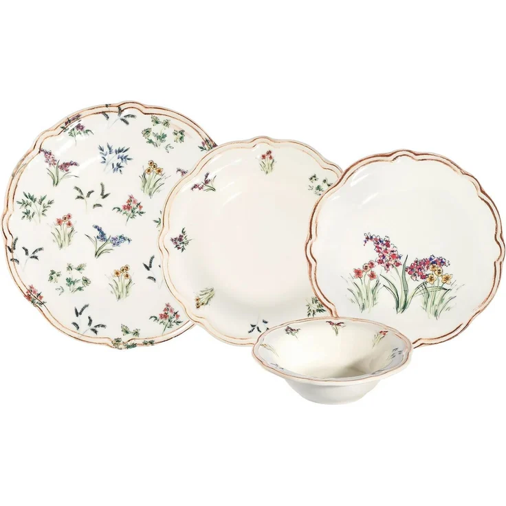 Hermia Concept Geschirr-Set Amber (24-tlg), 6 Personen, Porzellan, Tafelservice, 24 Teile, für 6 Personen – Bild 10