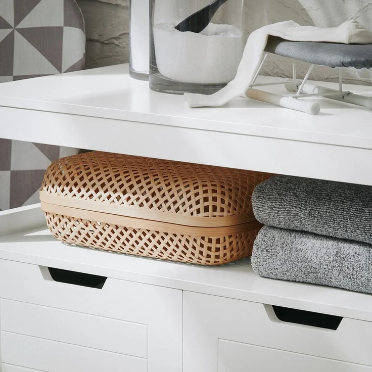 SoBuy BZR121-W Badunterschrank, MDF, Lackiert, Weiß, 70 x 90 x 35 cm – Bild 7