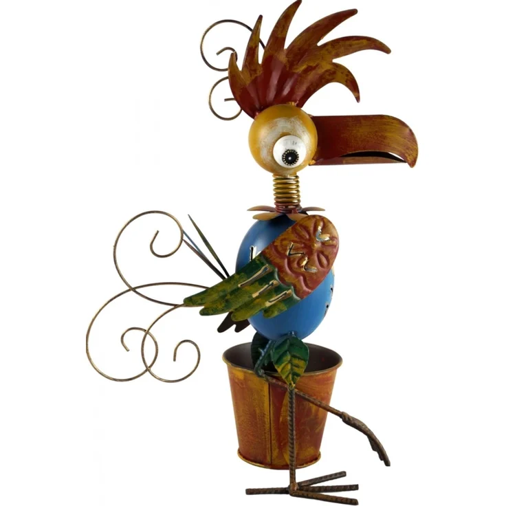 Pflanztopf Pepe blau ca. 40 cm - Gartendekoration – Bild 1