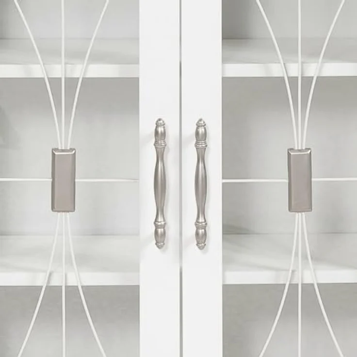 Teamson Home Badezimmerschrank -Holz-Wandschrank weiß 7930 mit 2 Glastüren – Bild 10
