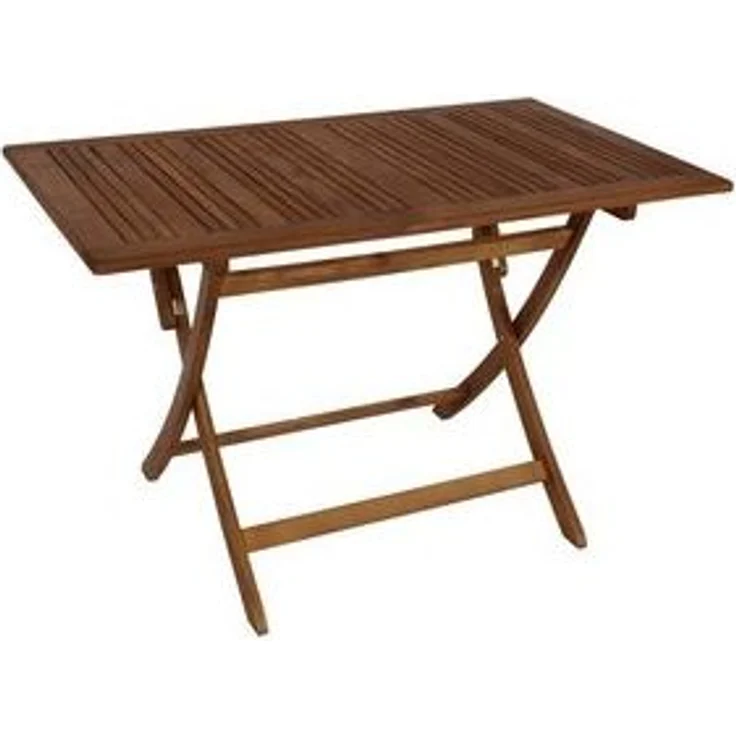 TPFGarden Gartentisch Menorca (120x70 cm Holz (aus Akazienholz), 1-St, Robuster Garten Holztisch Outdoor Garten-Esstisch), Holz Klapptisch - Rechteckig - klappbar - Hochwertige Verarbeitung – Bild 6