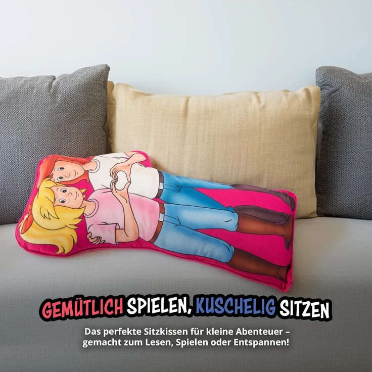 United Labels® Dekokissen Bibi & Tina - BFF Best Friends Forever Deko 50 x 20 cm – Bild 4