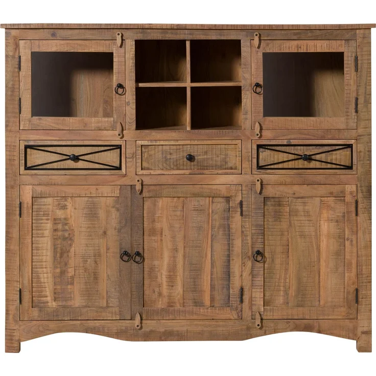 Highboard Akazie 160x40x140 natur versiegelt NATURE OF SPIRIT #339 – Bild 7