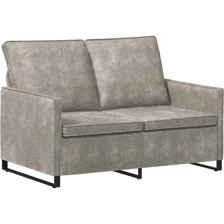 vidaXL Sofa-Set 2 pcs Hellgrau Kunstwildleder 3433119 – Bild 3