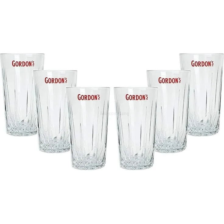 Gordon's Longdrinkglas - Gordons Longdrink Glas / Gläser Set - 6x Longdrinkgläser