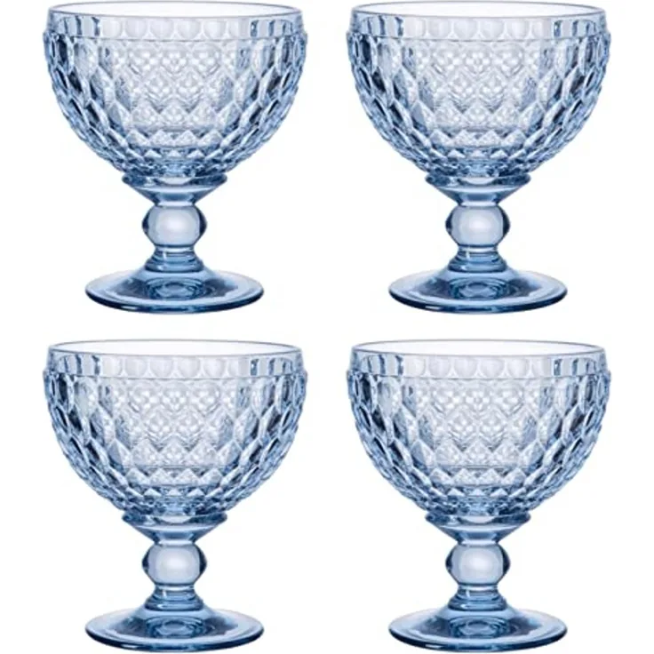 Multipack Villeroy & Boch Boston coloured Sektschale/Dessertschale blue - 4 Stück
