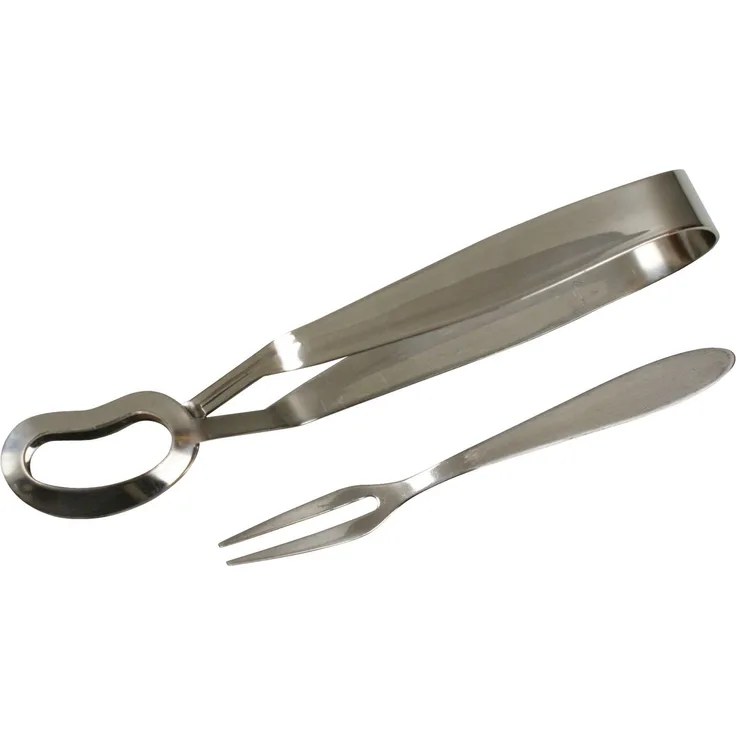 Schneckenbesteck Edelstahl, 2-teilig