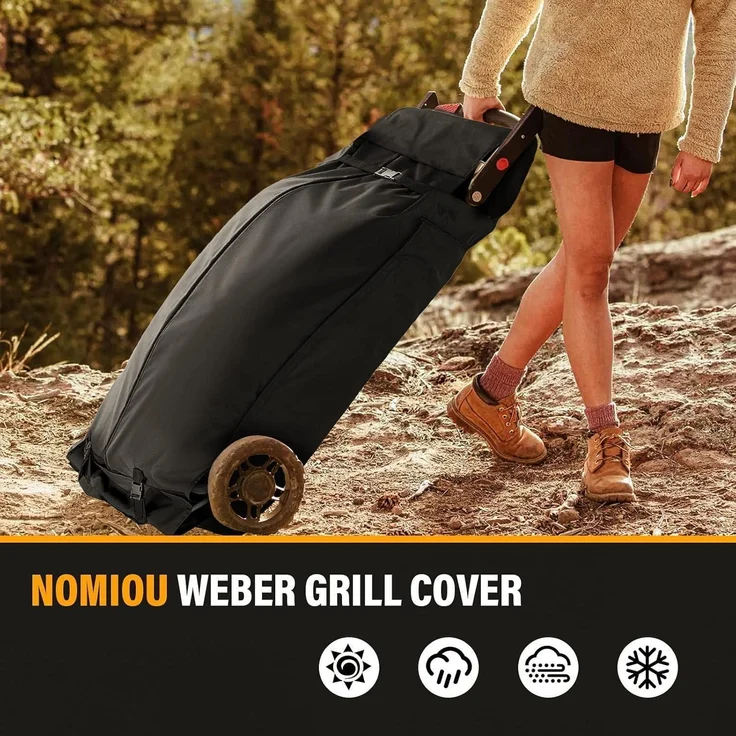 Gasgrill Abdeckung Weber Traveler LP Black 9010053 BBQ Schutzhülle 115x65x24cm – Bild 6